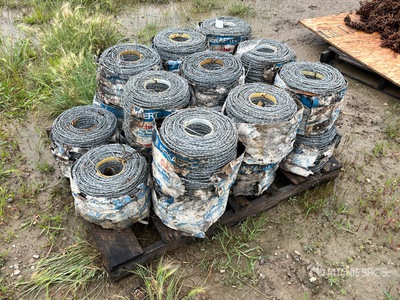 Quantity of (20) Barbed Wire (Unused)