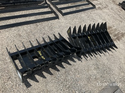 Quantity of (2) 2025 Kit Containers MSS-RR 32 in Mini Skid Steer Rake Accessorio per mini pala (Unused)