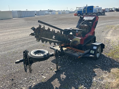 Barreto Tracked Zanjadora w/ Barreto Trailer