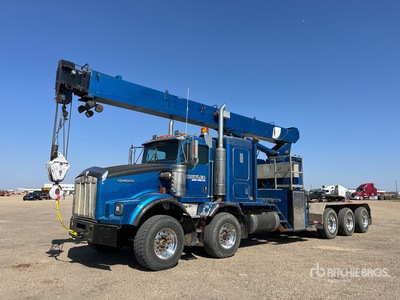 National 1169 30 ton Straight Boom on 2006 Kenworth T800B 10x6 Sleeper Kranwägen