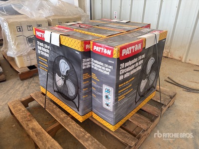 Quantity of (5) 20" High Velocity, 3 Speed Fan (Unused)