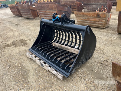 Bully Dog Equipment 54 in Skeleton Excavator Bucket - Fits Cat 307/308, Yanmar VIO70/80/100 (Unused)