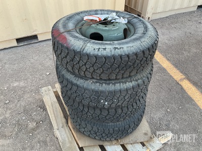 (4) Goodyear LT235/85R16 Tires w/Wheels