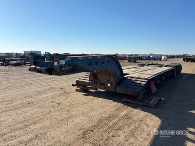 2003 Peerless LB50-32BTMON-3A Tri/A Double Drop Removable Gooseneck Lowboy Trailer
