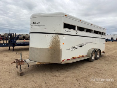 2007 Merritt Santa Fe II 24 ft T/A Remolque para ganado