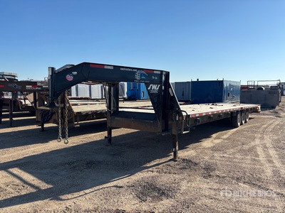 2024 ABU E10236DG370 36 ft Tri/A Gooseneck Plant Trailer