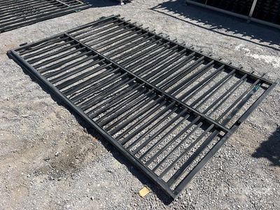 2025 SKLP SK-HLM20 20 ft x 7 ft Wrought Iron Bi-Parting Driveway Gate (Unused)