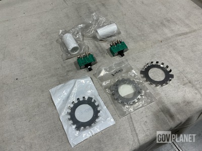 (4) Circuit Breakers, (9) Filter Elements, (35) Washers & Assorted Items