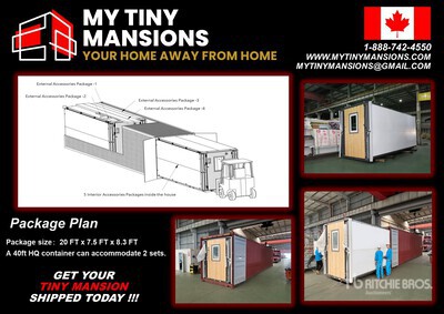 20 ft x 22 ft Mobile Tiny Home (Unused)