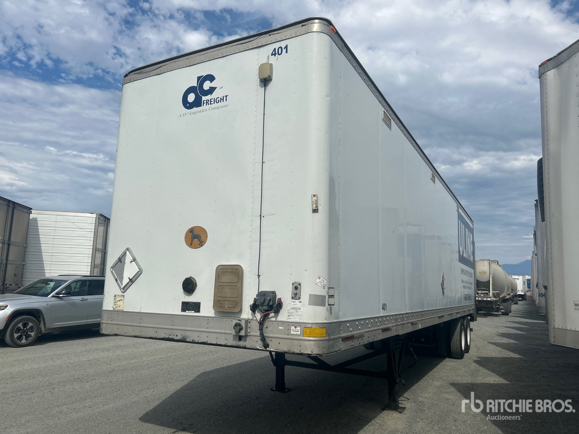 2001 Great Dane 40 ft x 102 in T/A Semi-remorque fourgon
