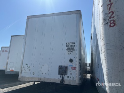 2008 Wabash 53 ft x 102 in T/A Rimorchio furgonato