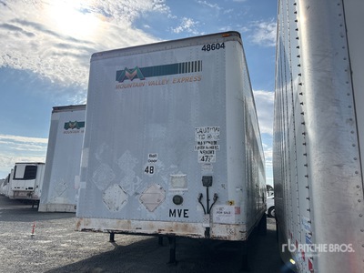 1999 Hyundai VI2480152JSR 48 ft x 102 in T/A Remolque de furgoneta