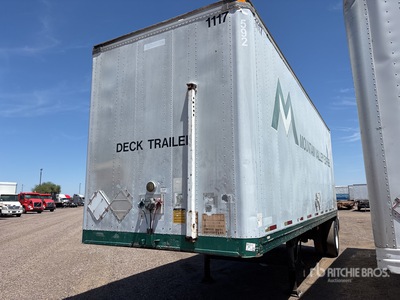 1997 Stoughton 28 ft x 102 in S/A Van Trailer