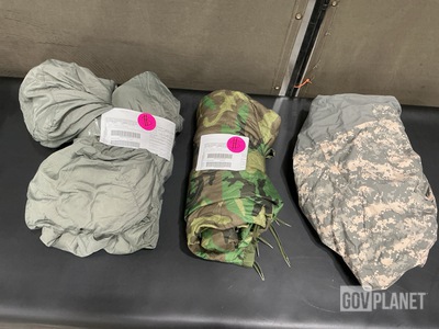 (17) Sleeping Bags, (7) Bivy Covers & (30) Wet Weather Poncho Liners
