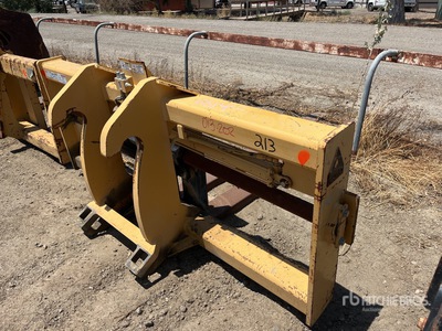 Dymax 96 in Wheel Loader Forks - Fits Cat 966