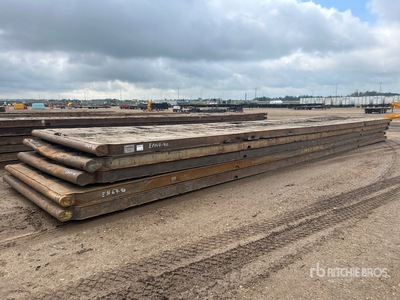 Quantity of (5) 8 ft x 40 ft Rig Tappeti per stabilizzatori