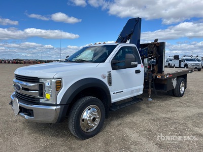 2017 Amco Veba V806N3S Articulated Boom on 2018 Ford F-550 XLT 4x4 Crane Truck