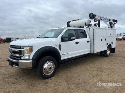 2022 Ford F-550 XLT 4x4 Crew Cab Service Truck