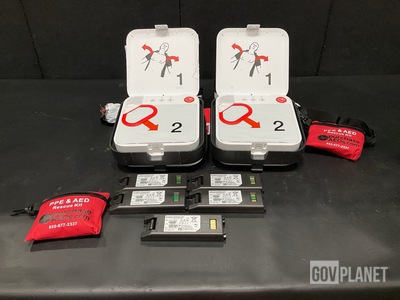 (2) Physio-Control Lifepak CR2 Defibrillators