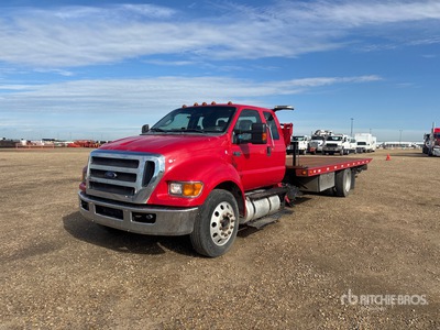 2012 Ford F-650 XLT 4x2 Flatbed Camion remolcador