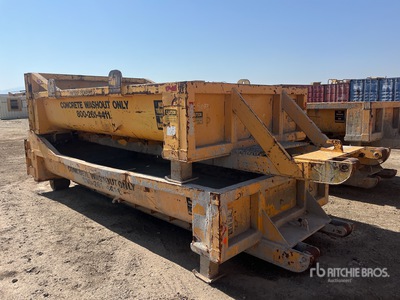 Quantity of (2) 14 ft 10 in Roll-Off Container