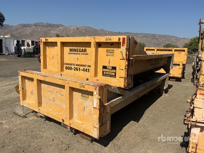 Quantity of (2) 14 ft 10 in Roll-Off Container