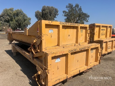 Quantity of (2) 14 ft 10 in Roll-Off Container