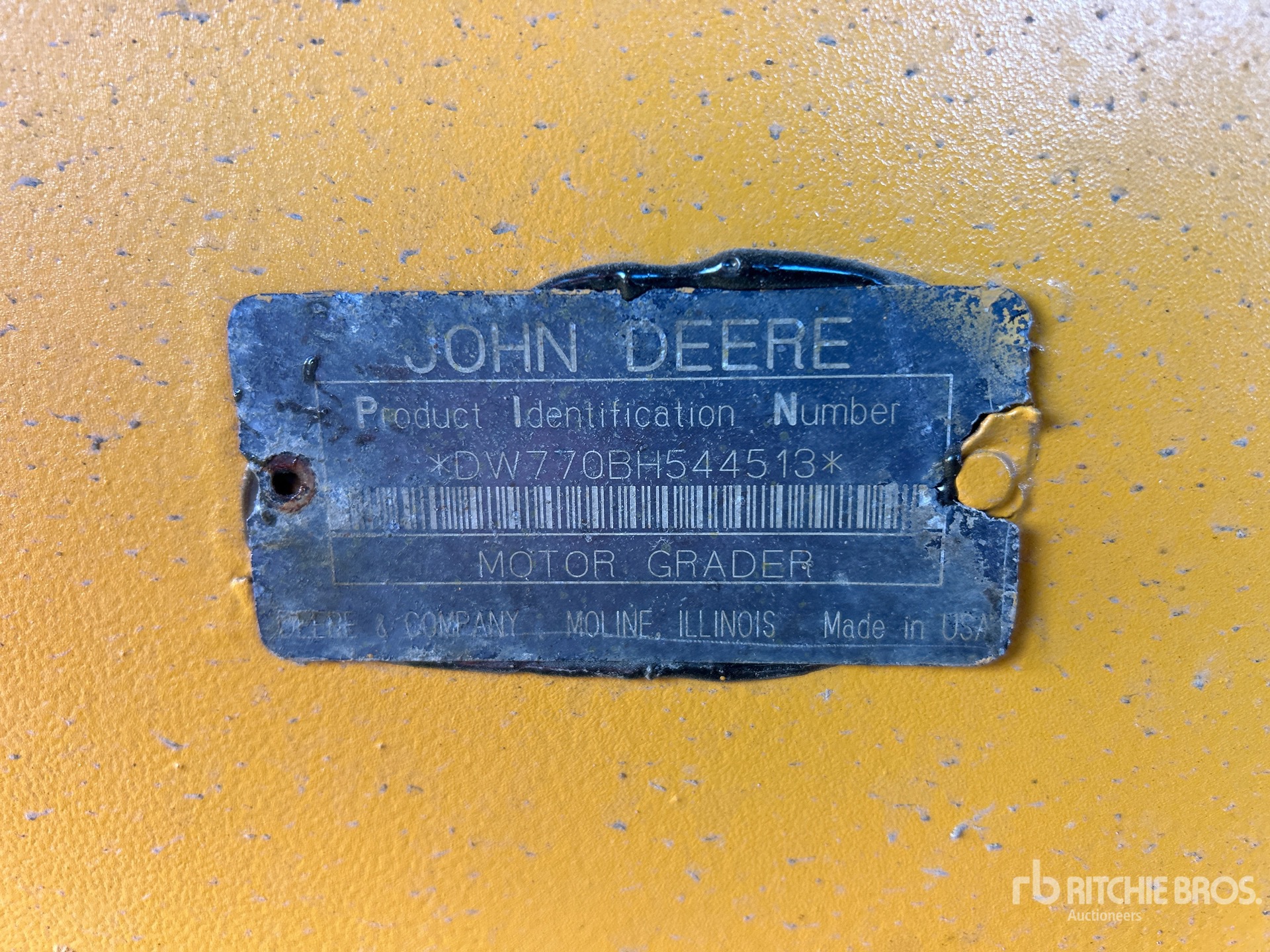 1994 John Deere 770BH Motor Grader