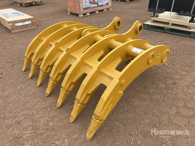 2025 Elephant RAKE32065 65-E 65 in Excavator Rake - Fits Cat 320 / 17 - 24 ton (Unused)