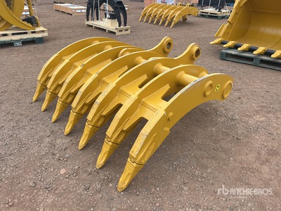 2025 Elephant RAKE32065 65-E 65 in Excavator Rake - Fits Cat 320 / 17 - 24 ton (Unused)