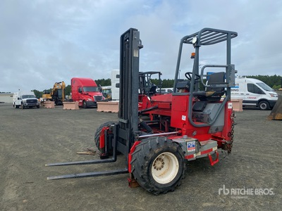 2000 Moffet M4000E 4000 lb 3x3 Truck Mounted Forklift