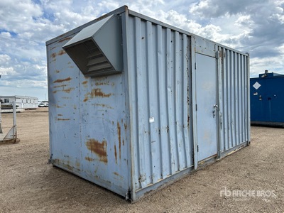 200 DMW-431ASL-3CR 15 ft 5 in x 8 ft Skid-Mounted Electrical Shack (Inoperable)