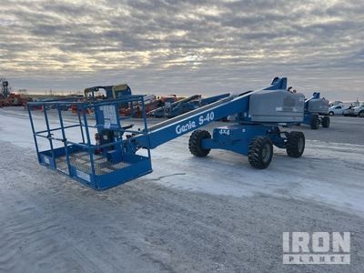 2018 Genie S40 4WD Diesel Telescopische hoogwerker