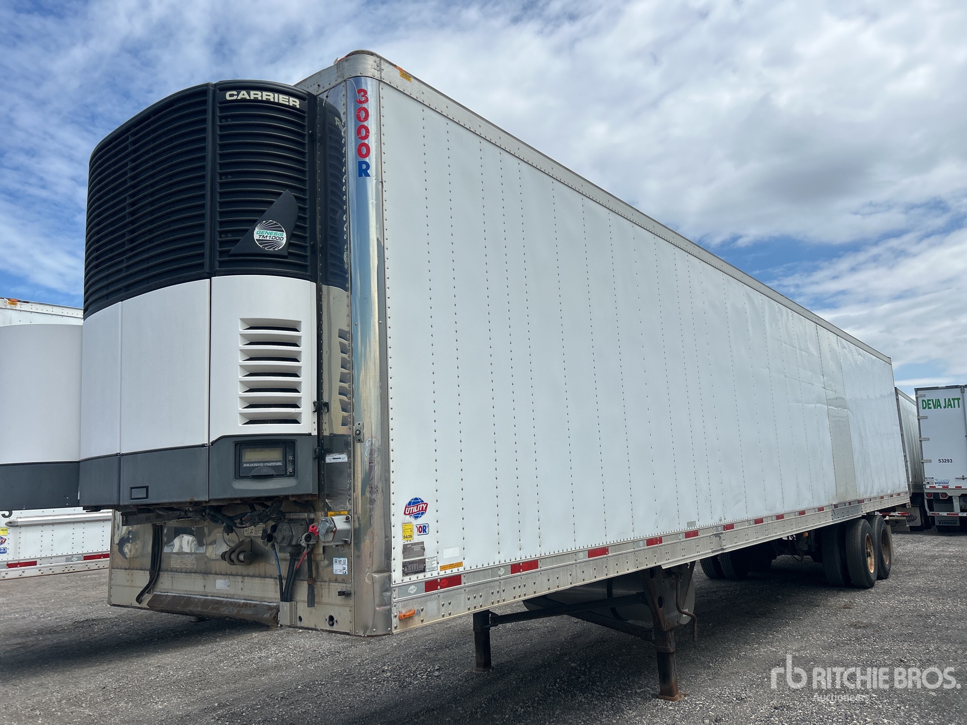 2015 Utility 3000R 48 ft x 102 in T/A Refrigerated Trailer (Inoperable)