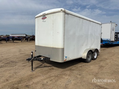 2018 Cargo Mate 14 ft T/A مقطورة ذو كبينة مغلقة