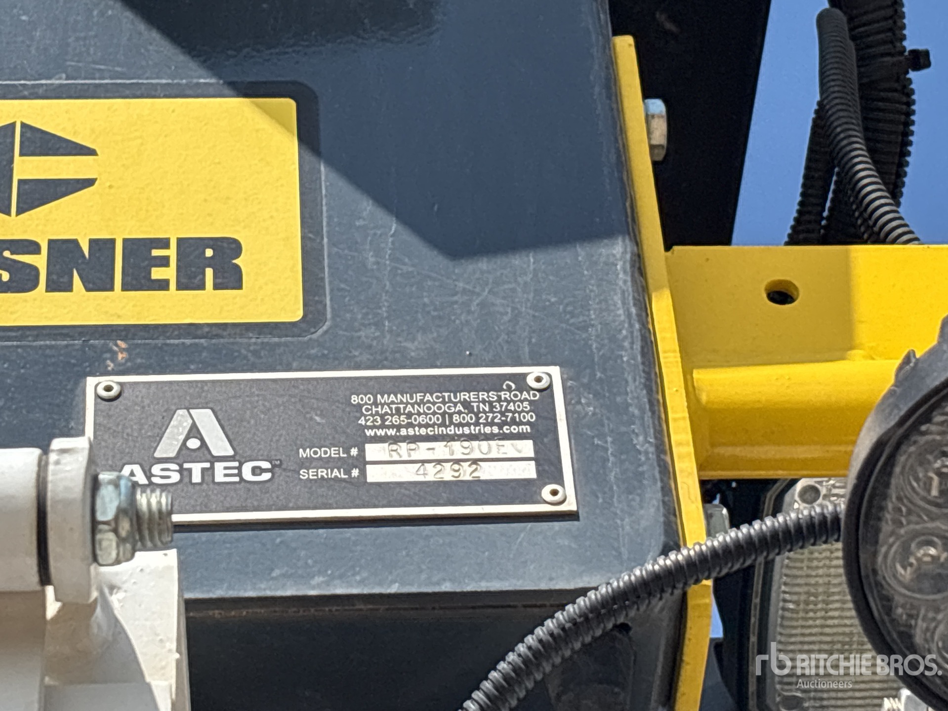 2021 Roadtec RP190E Asphaltfertiger