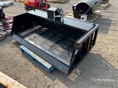2025 GIYI GY-VB59 59 in Skid Steer Screening Bucket (Unused)
