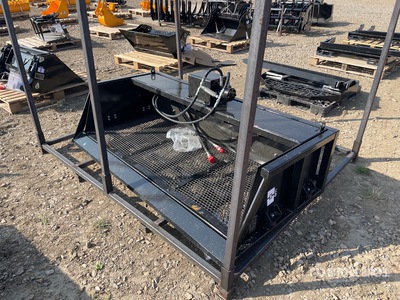 GIYI 59 in Vibration Skid Steer Bucket (Unused)