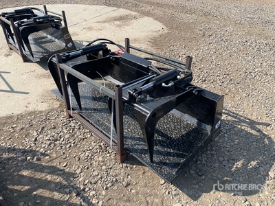 GIYI 72 in Plate Skid Steer Grapple (Unused)