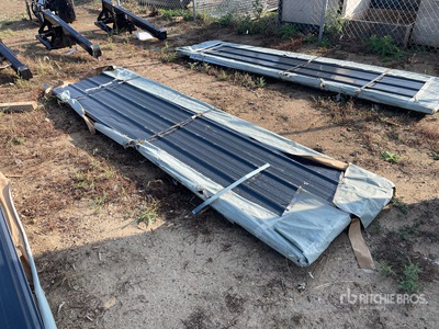 Quantity of (50) SKLP 12 ft Steel Siding (Unused)