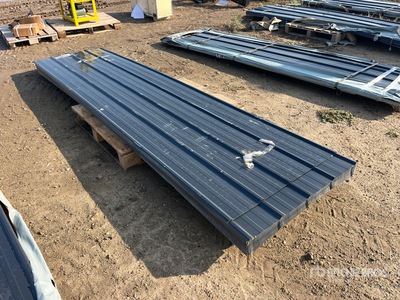 Quantity of (50) SKLP 12 ft Steel Siding (Unused)