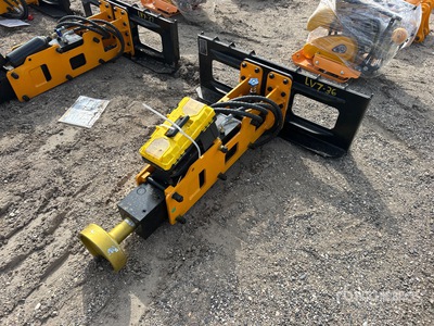 2025 GIYI D680 Skid Steer Post Driver (Unused)