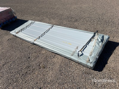 Quantity of 2025 SKLP 118 in X 38 in Corrugated Steel Sheets (Unused)