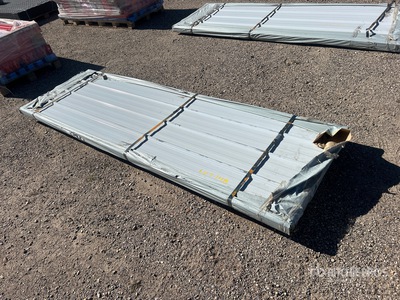Quantity of 2025 SKLP 118 in X 38 in Corrugated Steel Sheets (Unused)