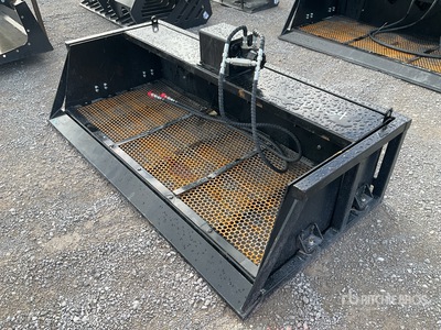 2025 GIYI GY-VB59 59 in Skid Steer Screening Bucket (Unused)