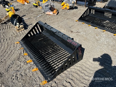 2025 GIYI GY-RB66 66 in Rock Skid Steer Bucket (Unused)