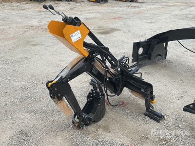 2025 GIYI GY-MBD85 8 in Mini Skid Steer Backhoe (Unused)