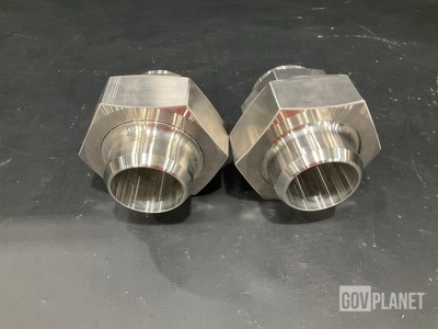 (2) T & T Products 2621-791-03 ASSY 88 Pipe Unions