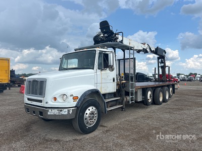 2001 AutoGru WB-60 6170 lb Knuckle Boom on 2003 Freightliner FL112 10x4 Autocarro con braccio sollevamento