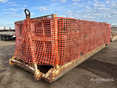 8 ft x 19 ft Skid Mounted Balandra para tuberia